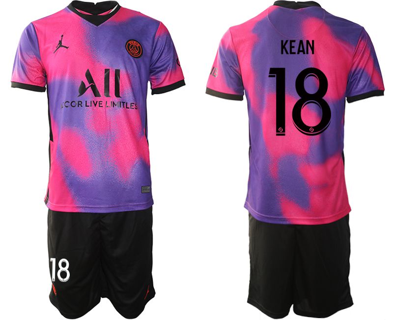 Men 2020-2021 Club Paris St German away purple #18 Soccer Jersey